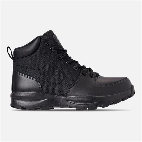 Right view of Men's Nike Manoa Boots in Black/Black | Nike men, Nike ...