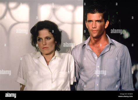 THE YEAR OF LIVING DANGEROUSLY, Sigourney Weaver, Mel Gibson, 1982, (c) MGM/courtesy Everett ...