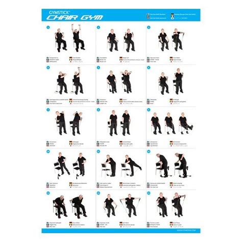 Chair Gym Exercise Chart | Senior fitness, Workout chart, Exercise