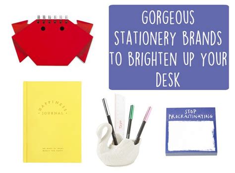 Gorgeous Stationery Brands To Buy Now | Stationery brands, Brand ...