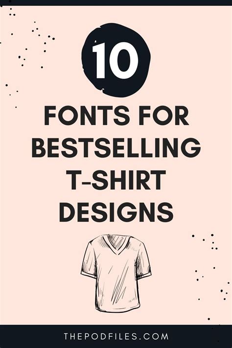 10 Best Commercially-Licensed Fonts for T-Shirt Designs - The POD Files | Create t shirt design ...