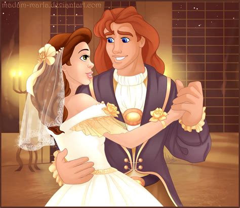 Belle's Wedding by madam-marla on DeviantArt