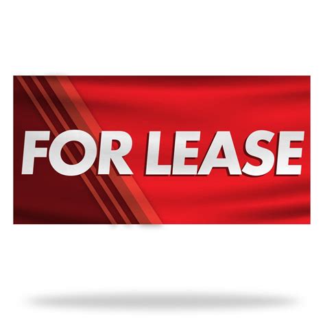 For Lease Flags & Banners Design 01 - Free Customization | Lush Banners