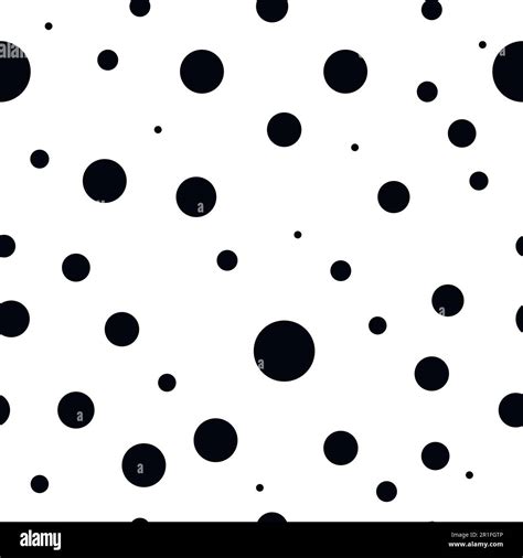 Vector seamless black and white circle background craters of the moon ...