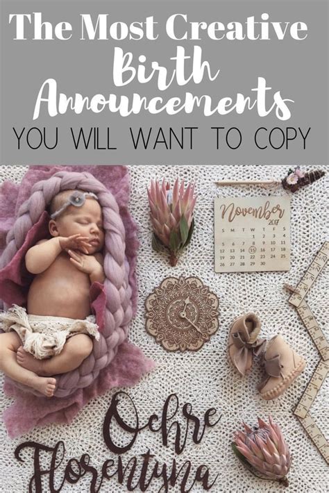 16 Creative Birth Announcements | Chaylor & Mads | Creative birth announcements, Birth ...