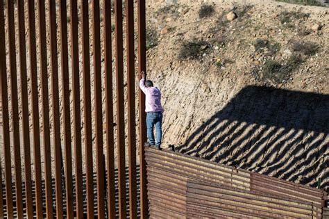 How they're crossing: Photos from the border wall