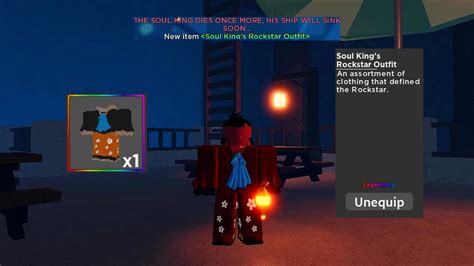 [GPO] I GOT Soul King's Rockstar Outfit 😱 | Roblox - YouTube