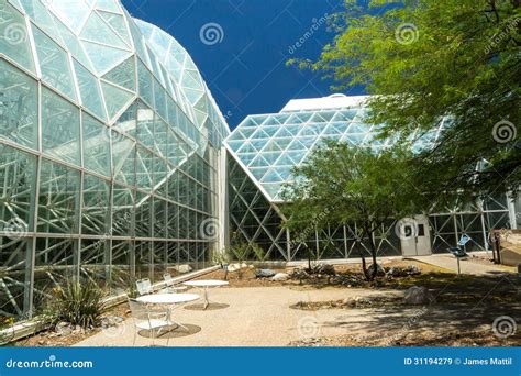 Modern Architecture at Biosphere 2 Editorial Stock Image - Image of colony, global: 31194279