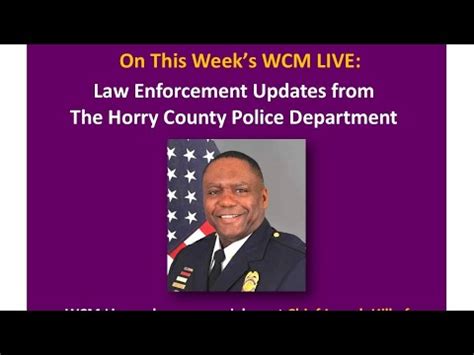 A Discussion with Chief Joseph Hill - Horry County Police Department - YouTube