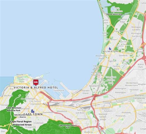 Map for Victoria & Alfred Hotel - Cape Town Waterfront, South Africa