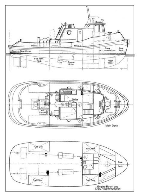 tugboat | Model boat plans, Tug boats, Boat design