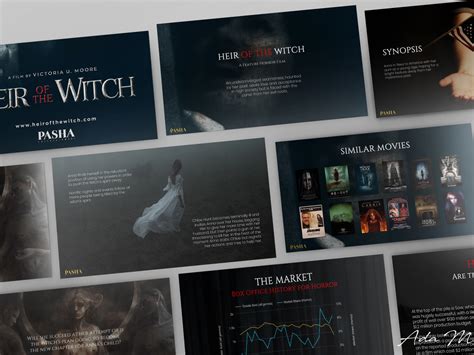 Horror movie pitch deck presentation by Ada Mazurek on Dribbble