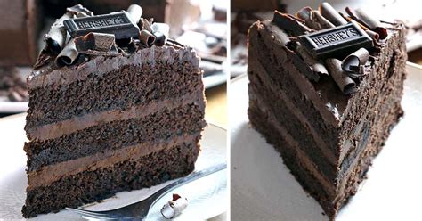 Dark Chocolate Cake - Cakescottage