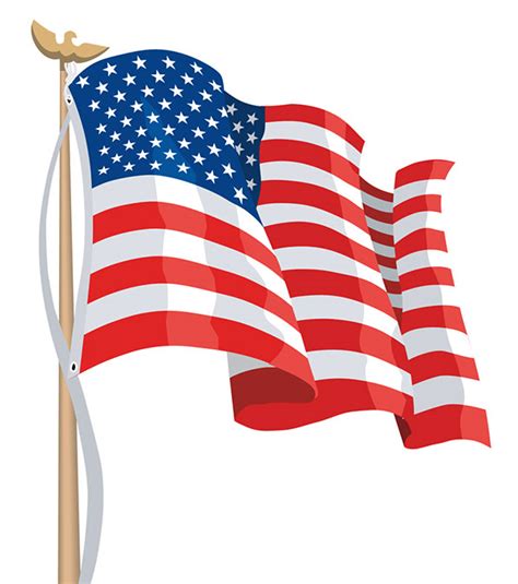 american flag clip art - Clip Art Library