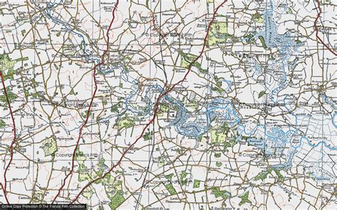 Historic Ordnance Survey Map of Wroxham, 1922