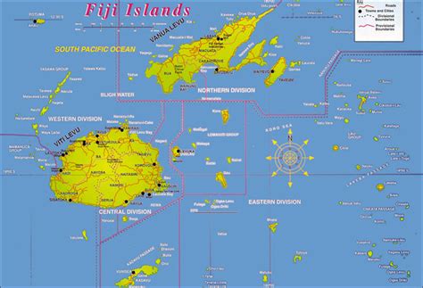 Large detailed Fiji Islands map. Fiji Islands large detailed map ...