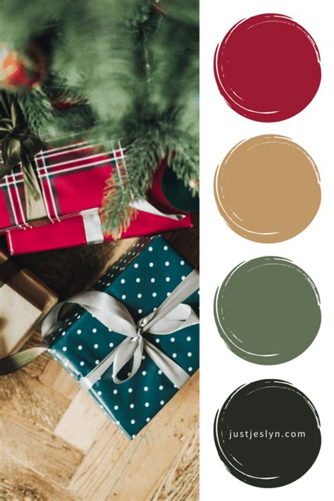 25 Unique Christmas Color Palettes (2023) - Just Jes Lyn