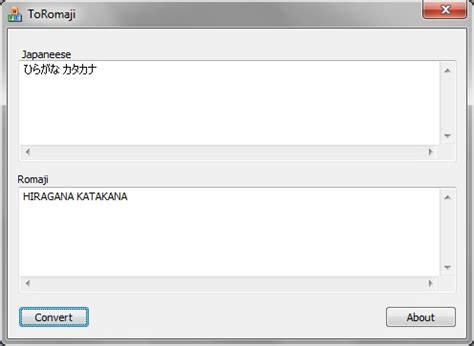 Convert Japanese string to Romaji - CodeProject