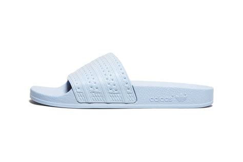 adidas Drops Adilette Slides in Pastel Baby Blue | HYPEBAE