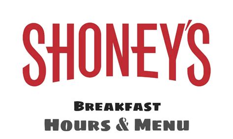 Shoney's Breakfast Hours, Menu, & Prices (2024)