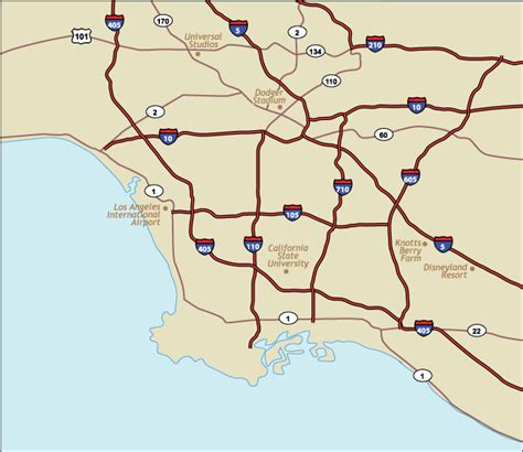 map of los angeles california | Emo Hair Styles For Girls