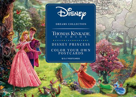 Disney Dreams Collection Thomas Kinkade Studios Disney Princess Color ...