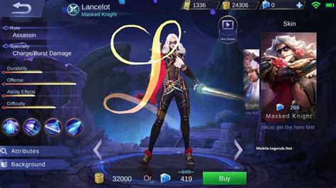 Lancelot Features 2024 - Mobile Legends