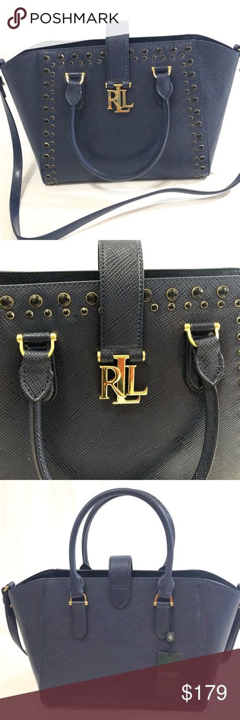 🔥NEW!🔥Ralph Lauren Shoulder Bag Satchel | Bags, Satchel, Navy leather