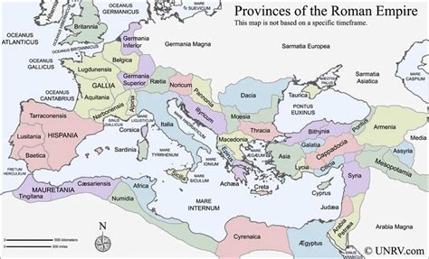 Roman Empire - provinces (no specific timeframe) | historic maps ...