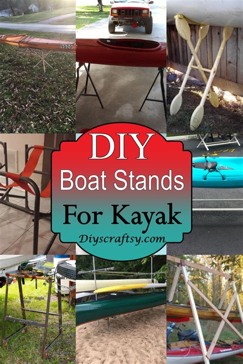 18 DIY Boat Stands For Kayak - DIYsCraftsy