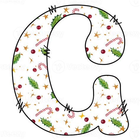 christmas alphabet design 15162616 PNG