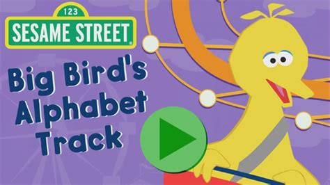 BIG BIRD'S ALPHABET TRACK SESAME STREET - YouTube