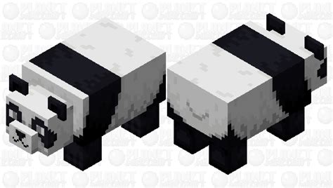 Panda with cuter face! Minecraft Mob Skin