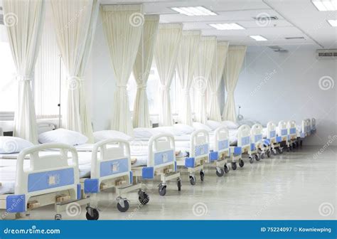 Hospital Ward with Beds and Medical Equipment Stock Image - Image of disease, healing: 75224097