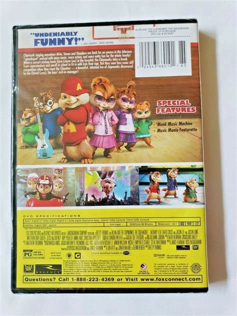 Alvin and the Chipmunks: The Squeakquel (DVD, 2010-Widescreen)