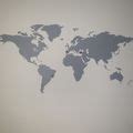 Large World Map Wall Decal | Wallboss Wall Stickers | Wall Art Stickers | UK Wall Stickers ...