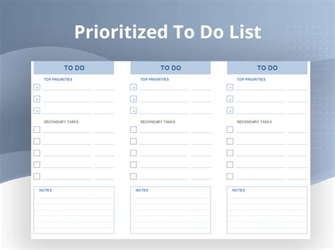 EXCEL of Prioritized To Do List.xlsx | WPS Free Templates