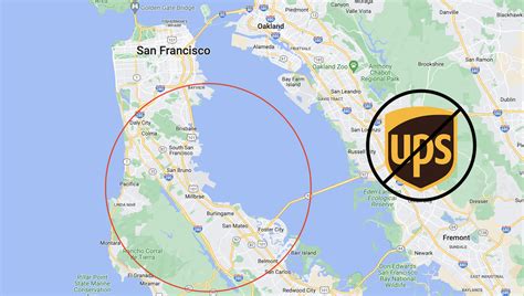 UPS International Shipping Redlining in South San Francisco | Big Mess o' Wires