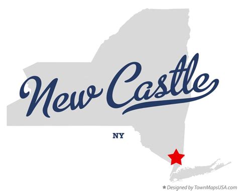 Map of New Castle, NY, New York