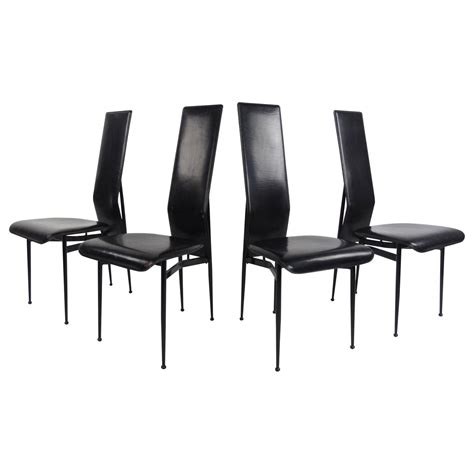 Italian Leather Chairs Dining : High End Italian Designer Leather Dining Chair / Check spelling ...