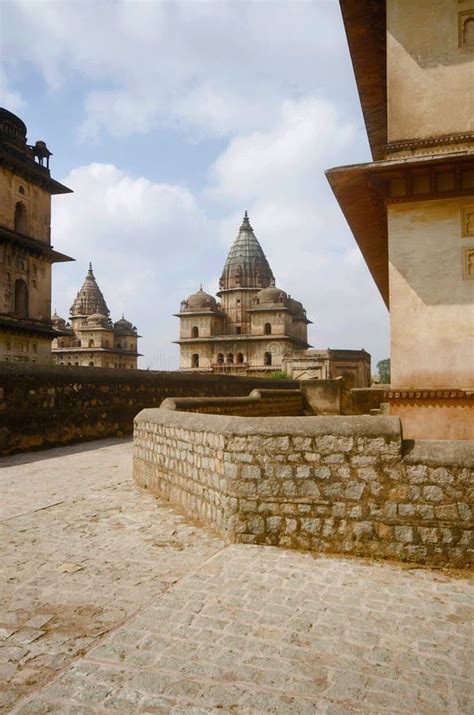 Exterior View of Chhatri at Orchha. Orchha Stock Photo - Image of indian, engraved: 127287626