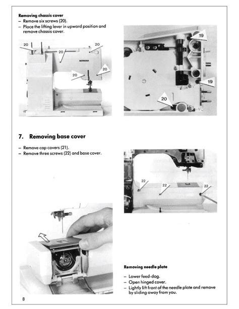 Bernina 1120, 1130 Sewing Machine Service Manual & Spare Parts Book Digital Download - Etsy