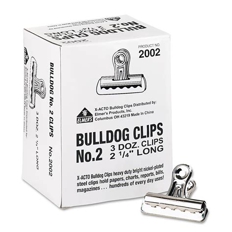 X-ACTO® 2002LMR Bulldog Clips - Zuma