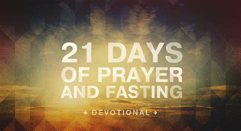 21 Days of Prayer and Fasting - Journey Church of Kansas City