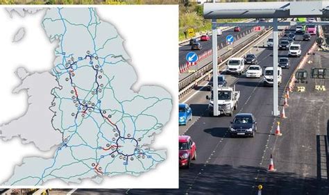 UK smart motorways mapped: Key locations of new smart motorways | Express.co.uk