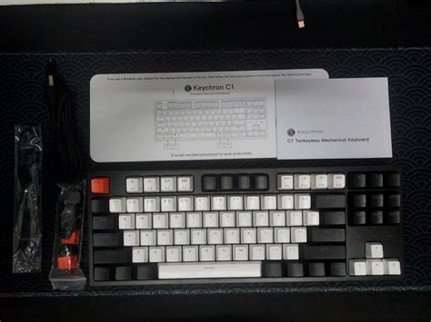 Keychron C1 RGB brown switch, Computers & Tech, Parts & Accessories, Computer Keyboard on Carousell