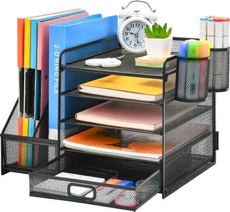 Marbrasse Mesh Desk Organizer with File Holder, Egypt | Ubuy