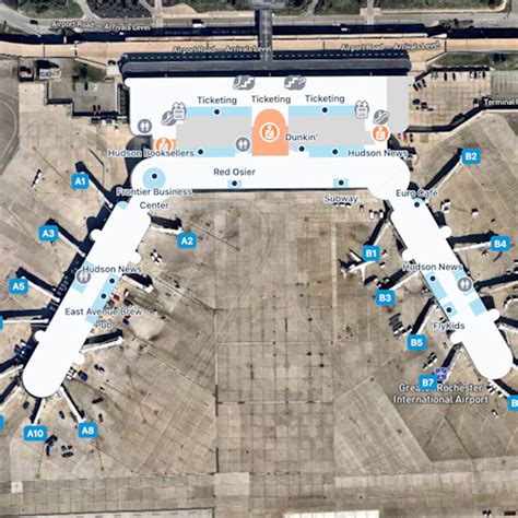 Rochester Airport Map: Guide to ROC's Terminals