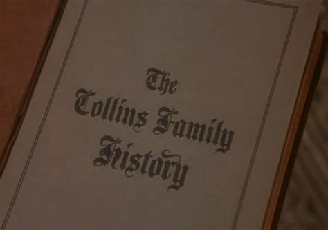 Collins Family History Book (1991) | The Dark Shadows Wiki | Fandom