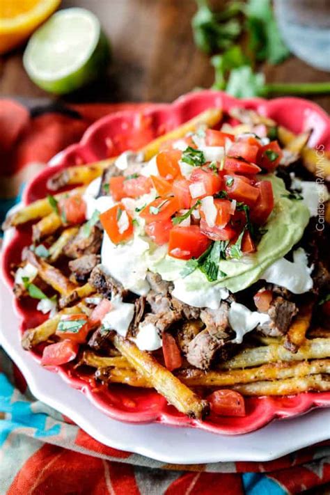 Carne Asada Fries AKA the BEST CHEESY MEXICAN STEAK FRIES